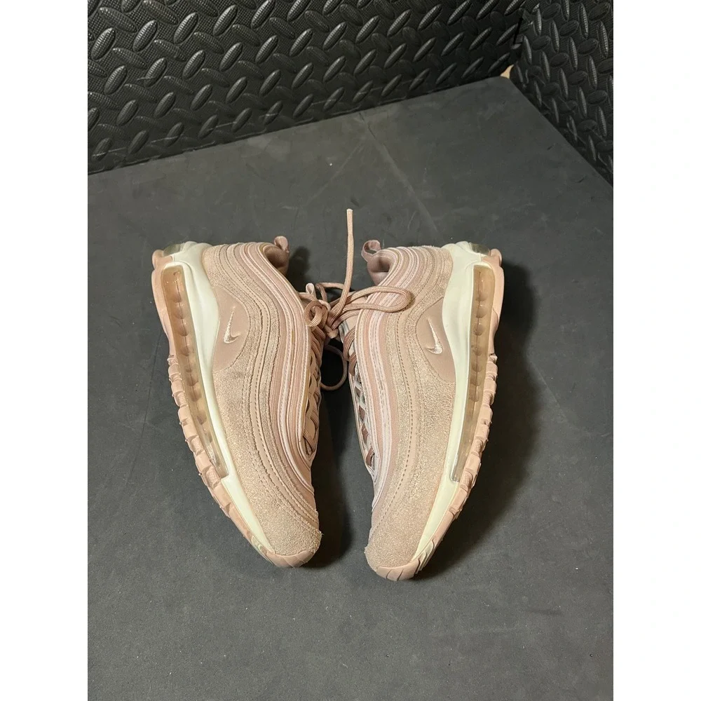 Nike Air Max 97 Trainers US 8 Pink Metallic Particle‎ Beige Shoes Sneakers